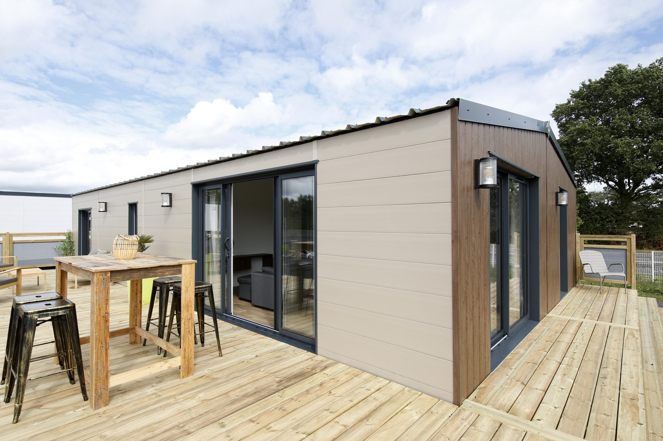 Chalet en bois livré monté