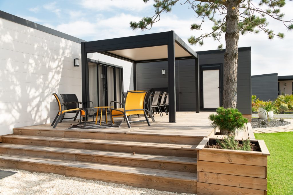 Chalet en bois livré monté
