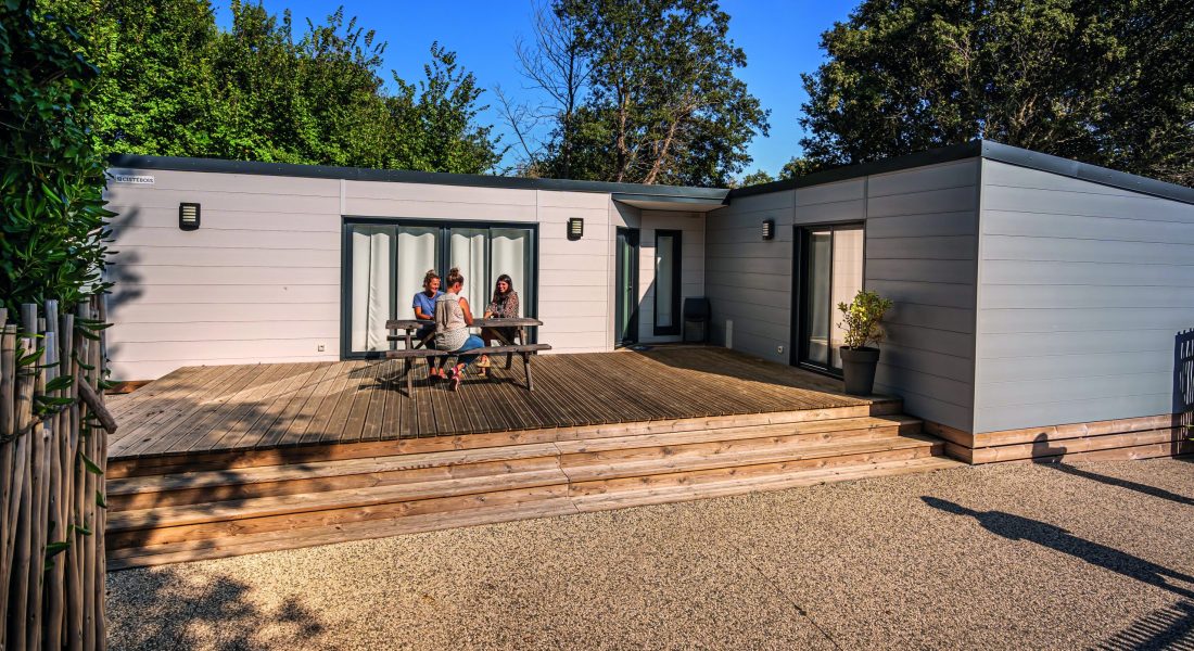 construction modulaire en bois pour logement de fonction